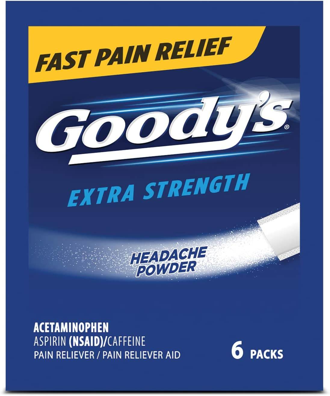 Goody's Extra Strength Headache Powder Packets, 6 ea - OTC Shoppe Express