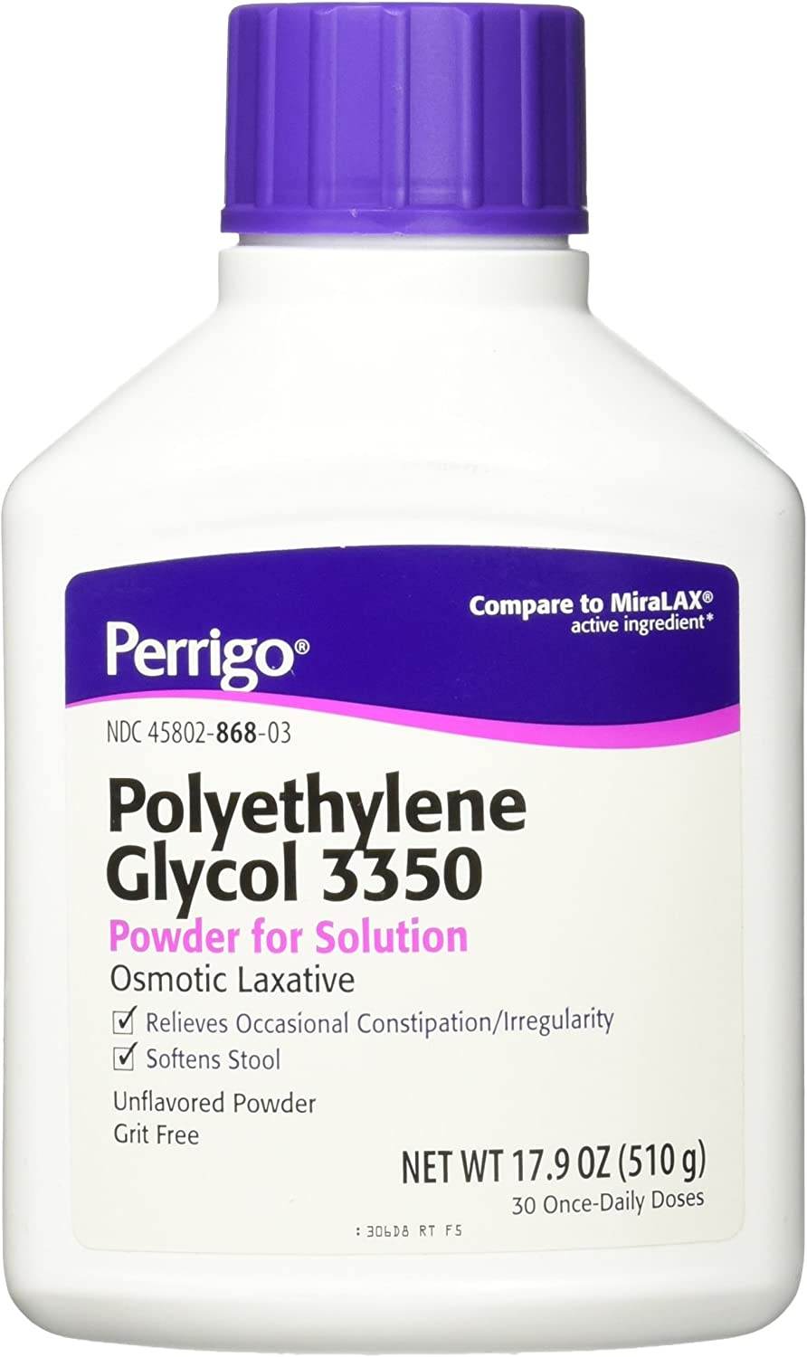 Perrigo Polyethylene Glycol 3350, 17.9 oz - OTC Shoppe Express