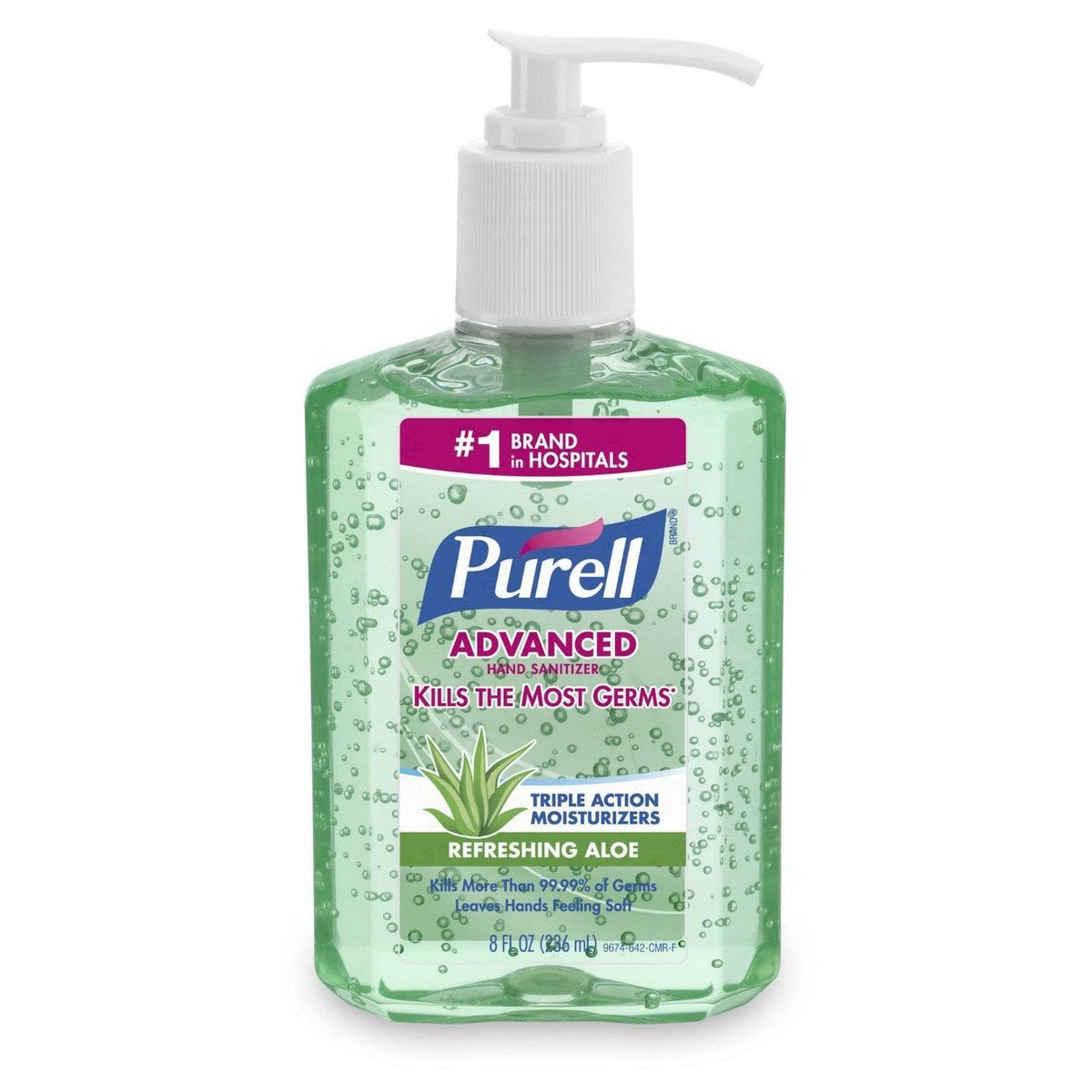 Purell Advanced Hand Sanitizer, Refreshing Aloe, 8 oz - OTC Shoppe Express