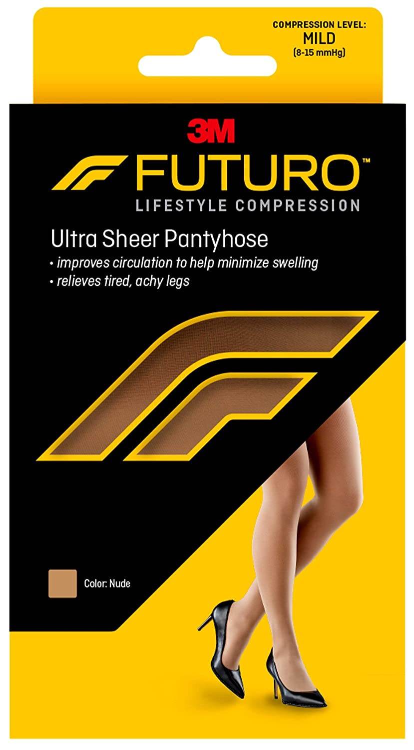 FUTURO Ultra Sheer Pantyhose, Mild Compression, Plus, 1 pair - OTC Shoppe Express