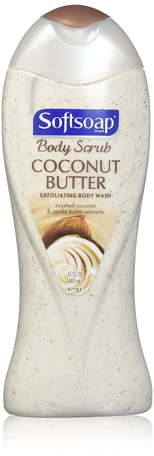 Softsoap Body Scrub Coconut & Jojoba Butter, 15 oz