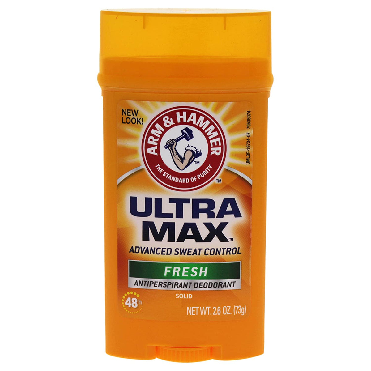 Arm & Hammer Ultramax Wide Deodorant, Invisible Solid, 2.8 oz
