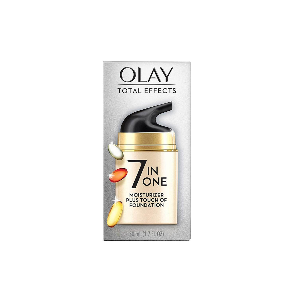 Olay Total Effects 7-in-1 Anti-Aging Plus Touch of Foundation, 1.7 oz - OTC Shoppe Express
