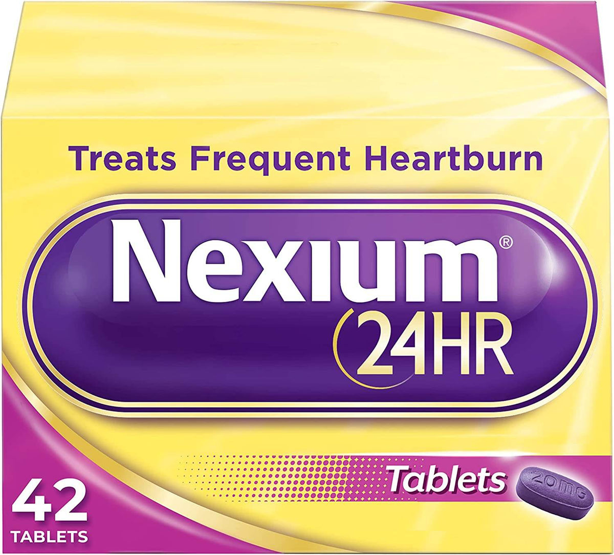 Nexium 24-Hour Delayed Release Heartburn Relief, Tablets, 42 ea - OTC Shoppe Express