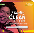 Playtex Clean Comfort Tampons, Regular, 30 ea
