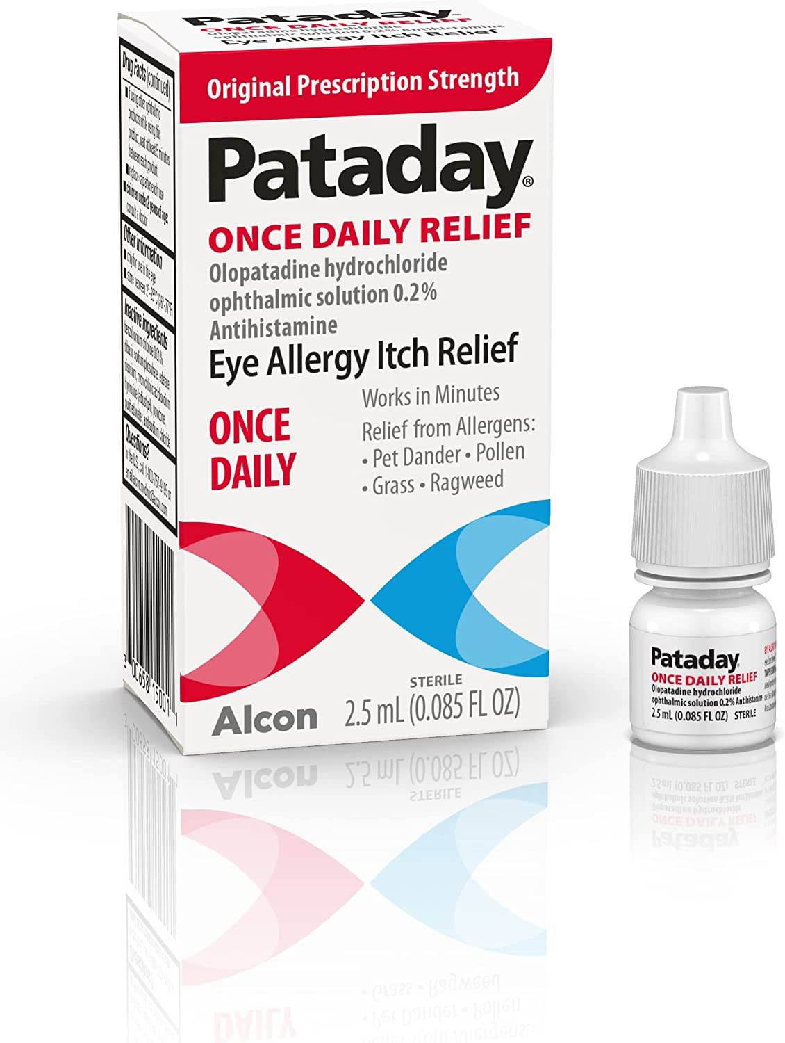 Pataday Once Daily Eye Allergy Itch Relief Eye Drops, 2.5 ml - OTC Shoppe Express