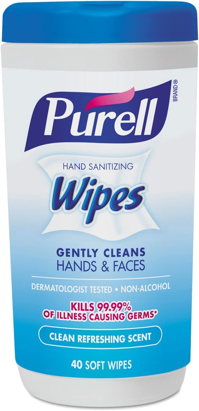 Purell Hand Sanitizing Wipes, Clean Refreshing Scent, 40 ea