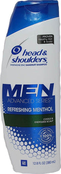 Head & Shoulders Men Advanced Series Refreshing Menthol Shampoo, 12.8 oz - OTC Shoppe Express