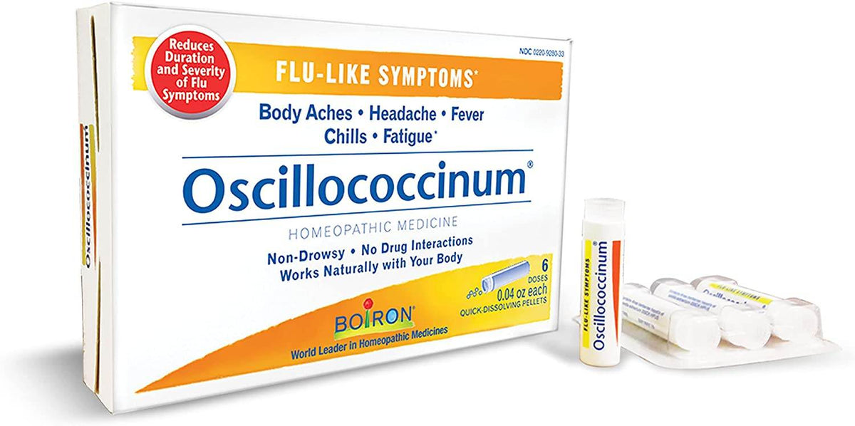 Boiron Oscillococcinum Natural Flu Relief, 6 ea - OTC Shoppe Express