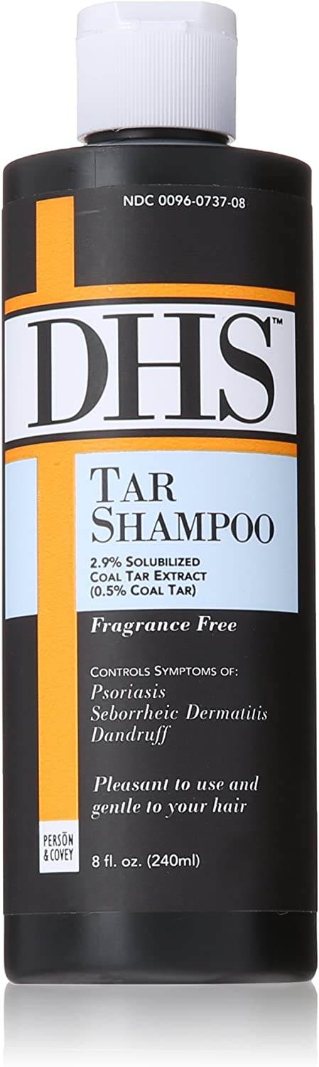 DHS Tar Shampoo, Fragrance Free, 8 oz - OTC Shoppe Express