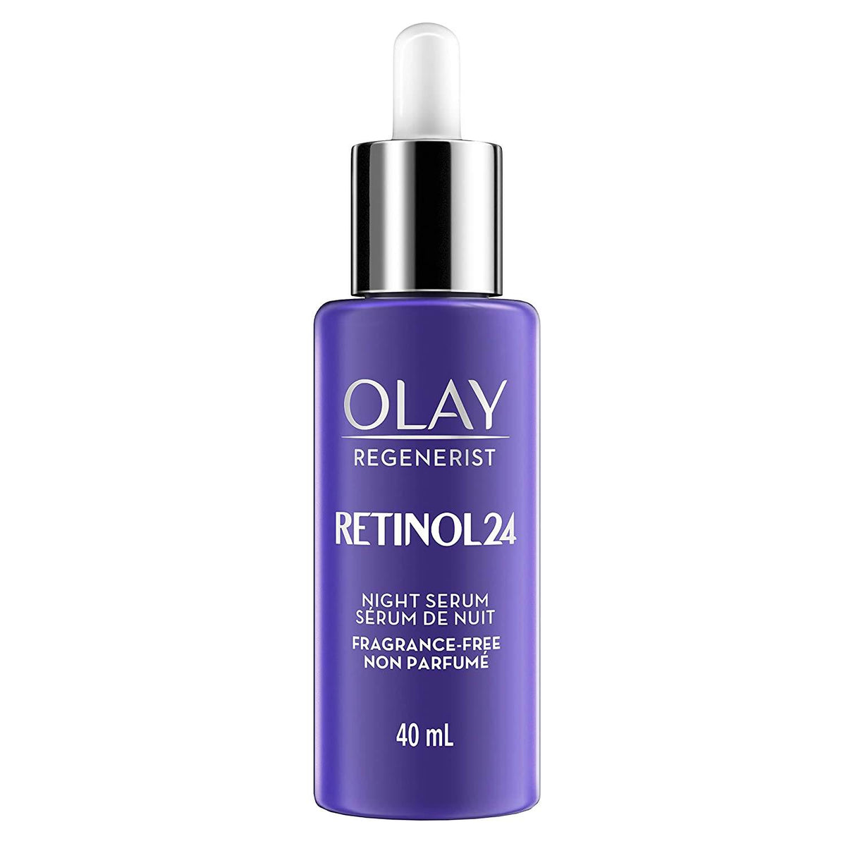 Olay Regenerist Retinol-24, Night Facial Serum, Fragrance Free, 1.3 oz - OTC Shoppe Express