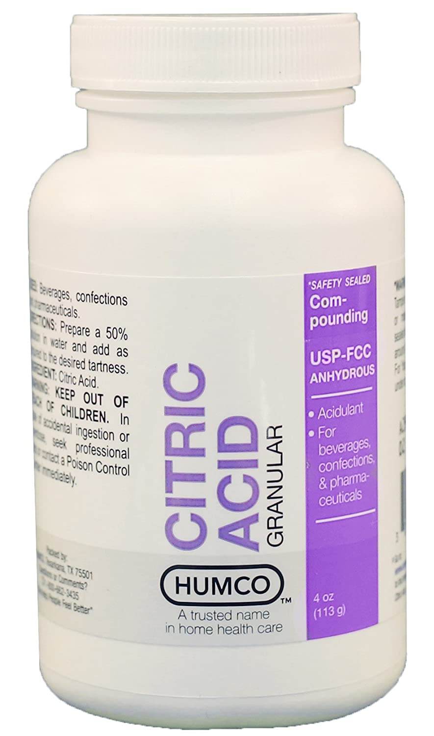Humco Citric Acid Granular, Anhydrous, 16 oz - OTC Shoppe Express