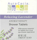 Aura Cacia Shower Tablets, Relaxing Lavender, 3 ea - OTC Shoppe Express