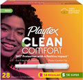 Playtex Clean Comfort Tampons Multi-Pack, 28 ea