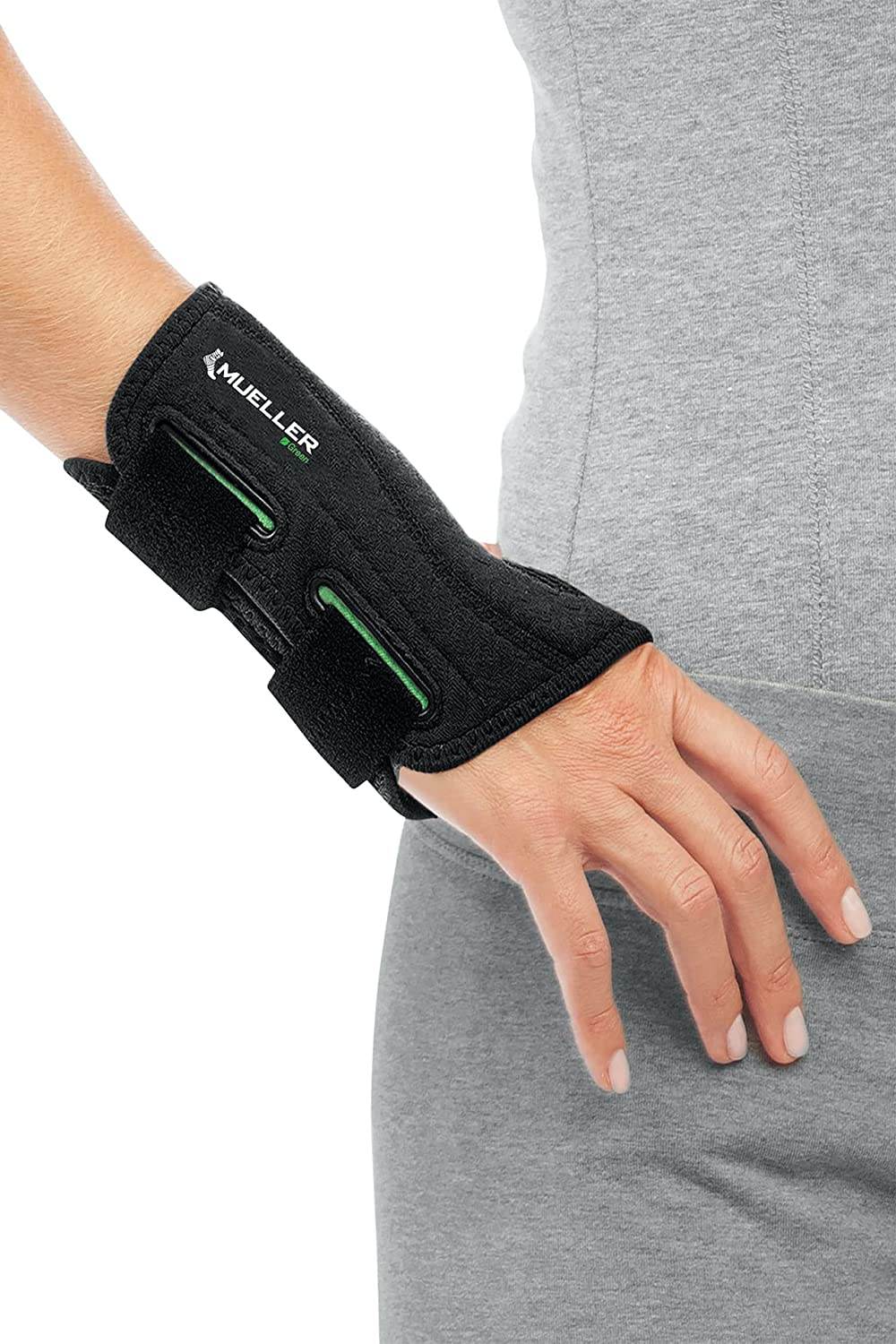 Mueller Green Fitted Right Wrist Brace, Large/Extra Large, 1 ea - OTC Shoppe Express