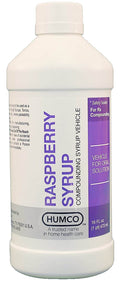 Humco Raspberry Compounding Syrup Vehicle, 16 oz - OTC Shoppe Express