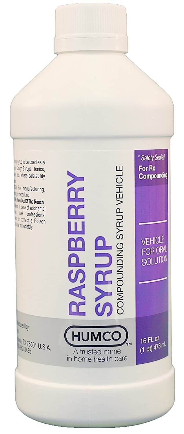 Humco Raspberry Compounding Syrup Vehicle, 16 oz - OTC Shoppe Express