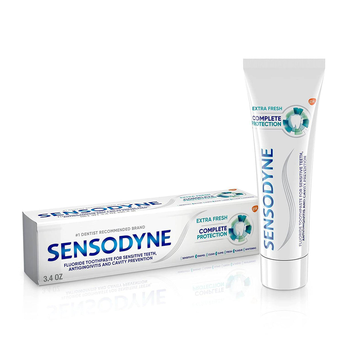 Sensodyne Complete Extra Fresh Toothpaste, 3.4 oz - OTC Shoppe Express