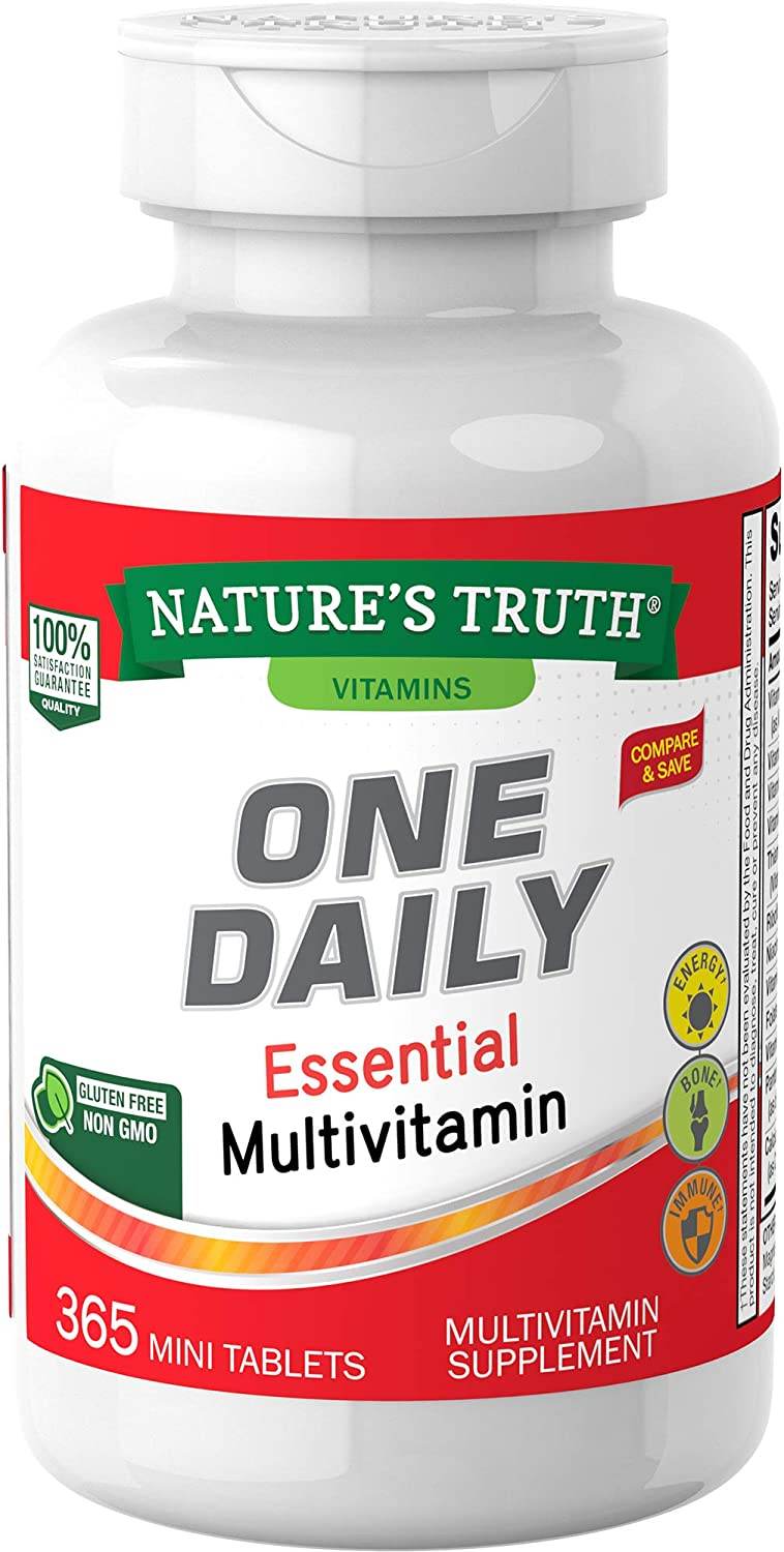 Nature's Truth Once Daily Essential Multivitamin, Mini Tablets, 365 ea - OTC Shoppe Express