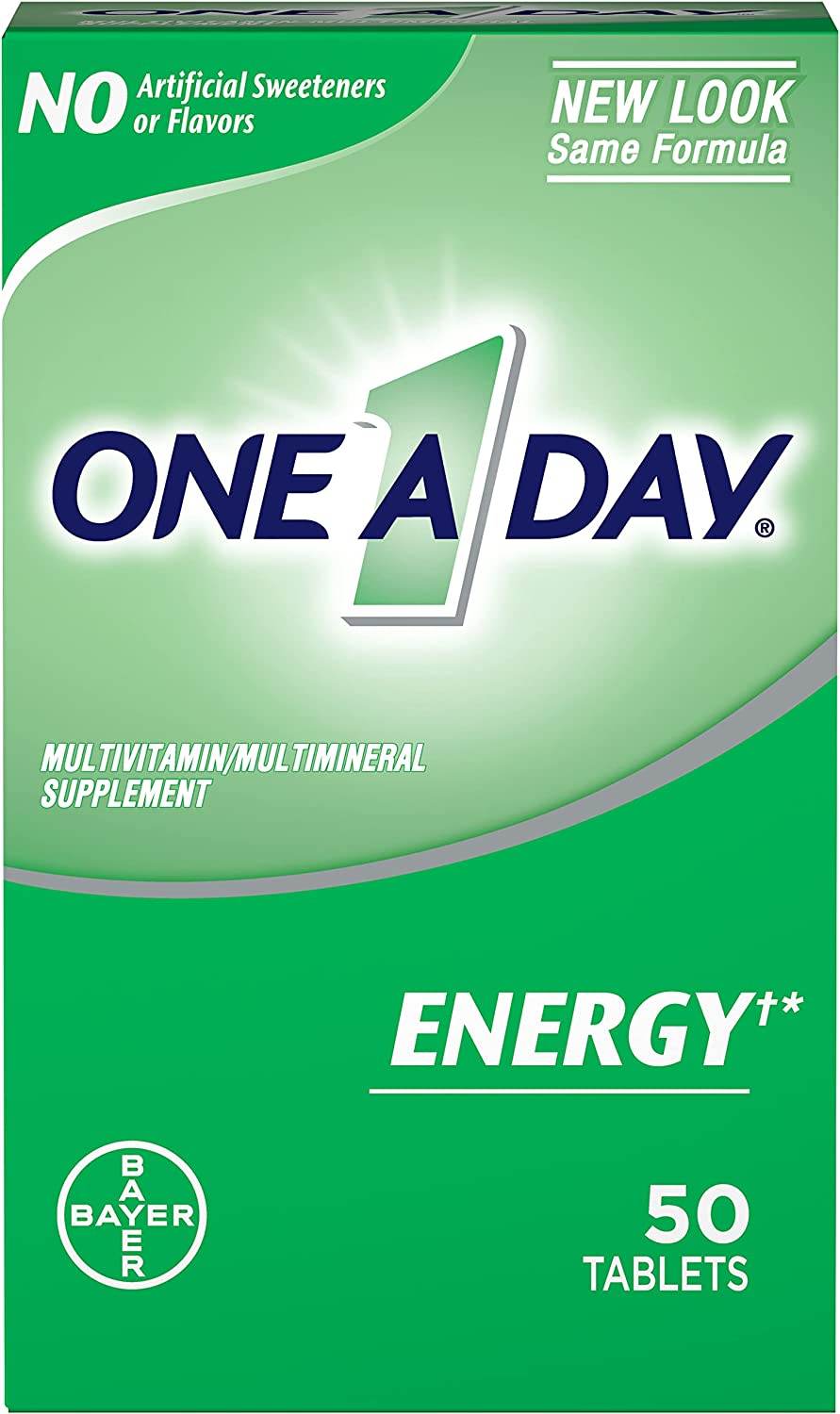 One A Day Energy Multivitamin & Multimineral Supplement, Tablets, 50 ea - OTC Shoppe Express