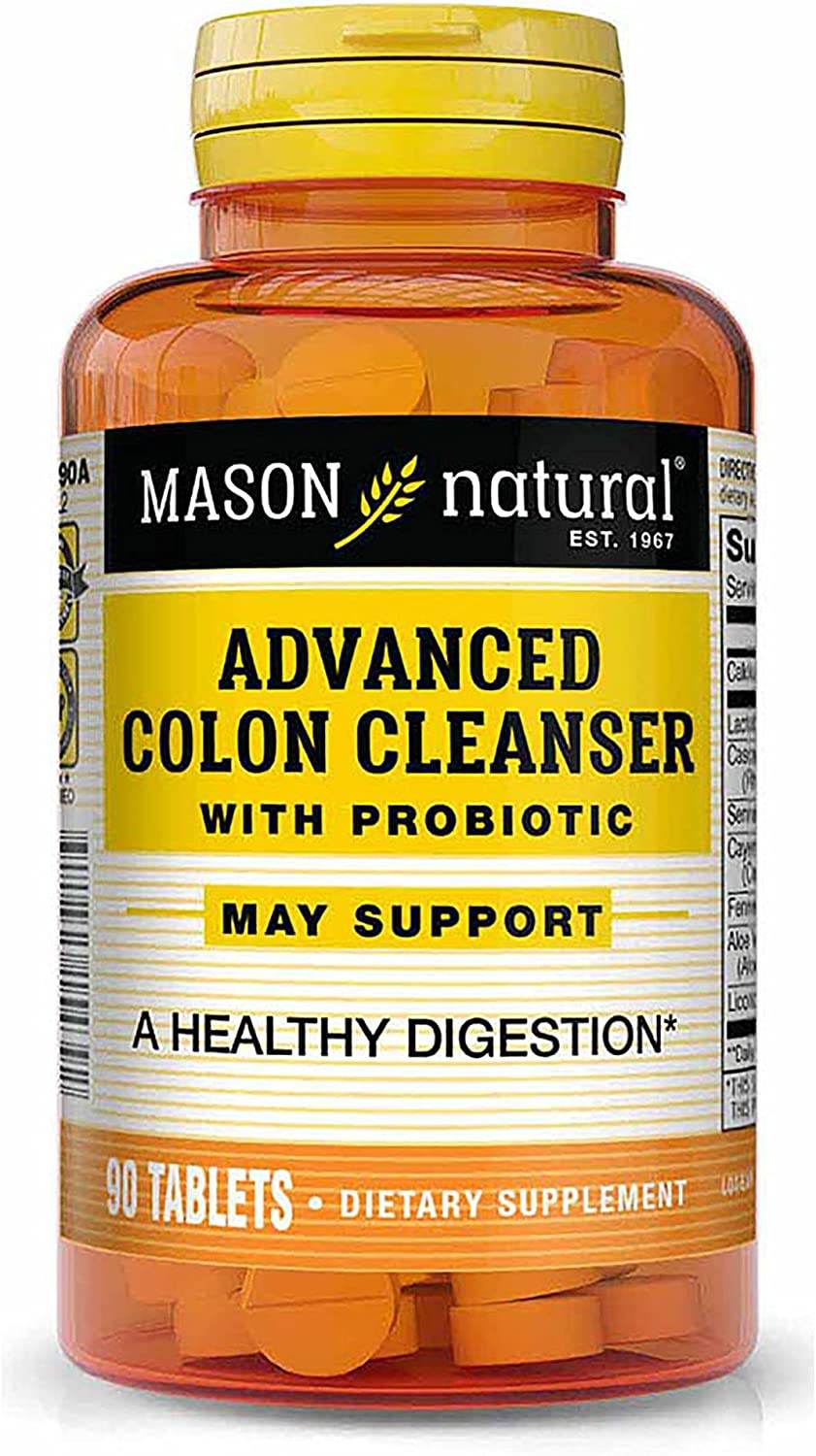 Mason Natural Advanced Colon Cleanser with Probiotic, Tablets, 90 ea - OTC Shoppe Express