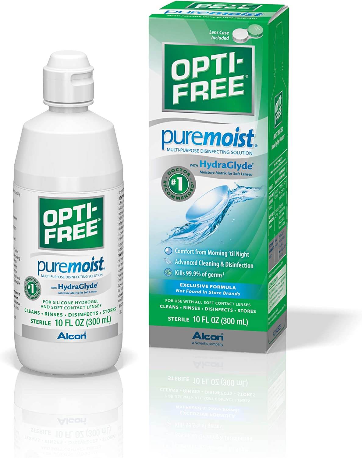 Opti-Free PureMoist Disinfecting Solution, 10 oz - OTC Shoppe Express