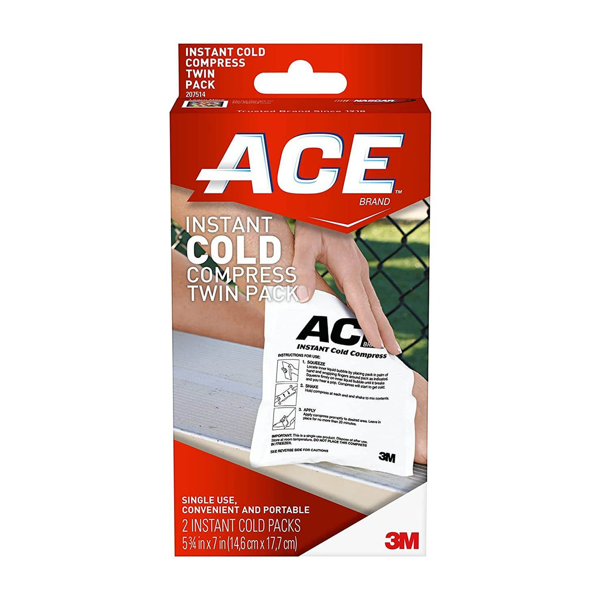 3M ACE Brand Instant Cold Compress, Twin Pack, Single Use, 1 ea - OTC Shoppe Express