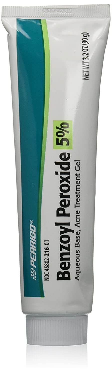 Perrigo Benzoyl Peroxide 5% Acne Gel, Aqueous Base, 3.2 oz - OTC Shoppe Express