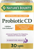 Nature's Bounty Probiotic CD, Controlled Delivery, Caplets, 30 ea - OTC Shoppe Express