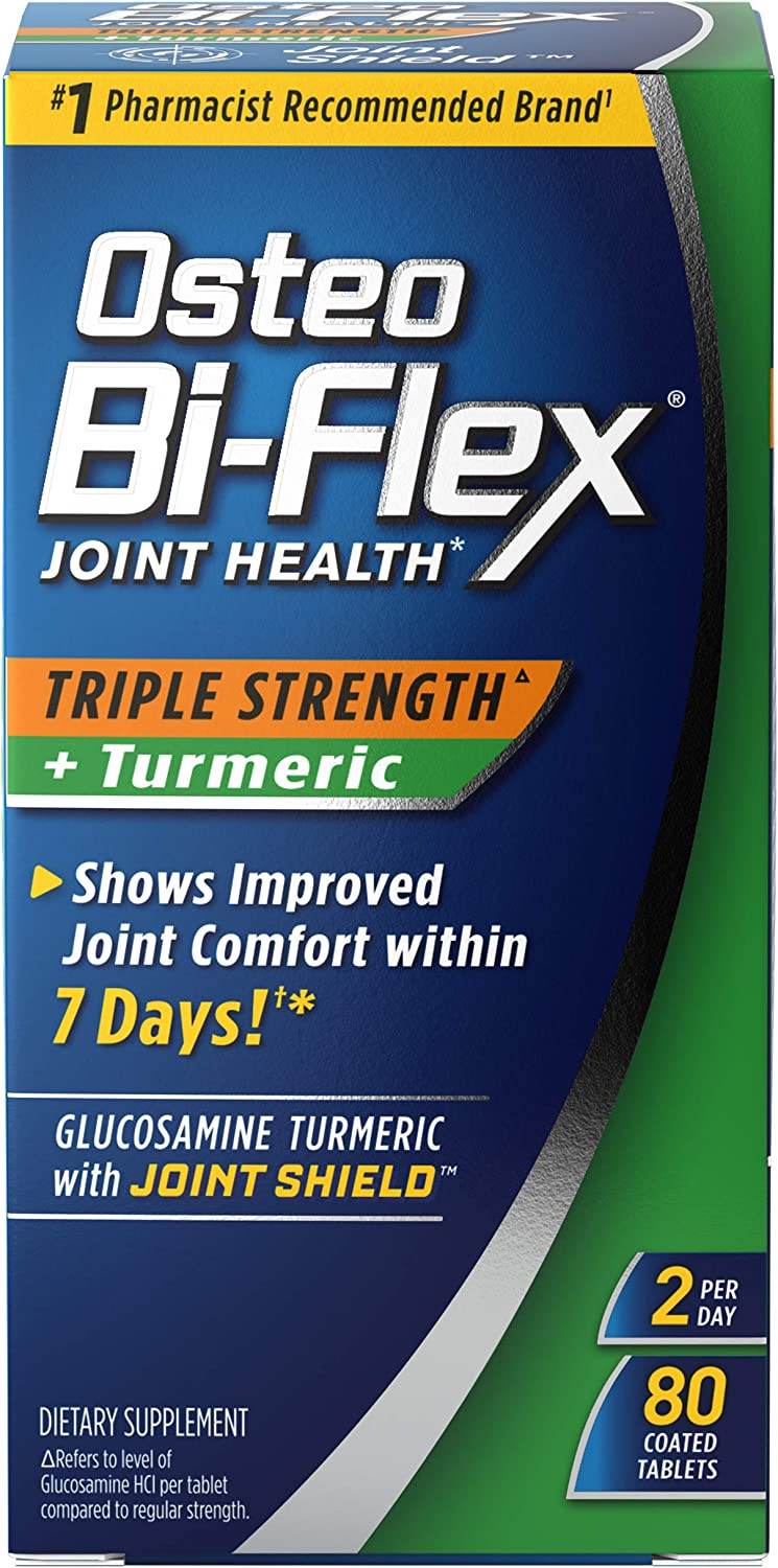 Osteo Bi-Flex Herbal Formula With Turmeric, Vegetarian Capsules, 80 ea - OTC Shoppe Express