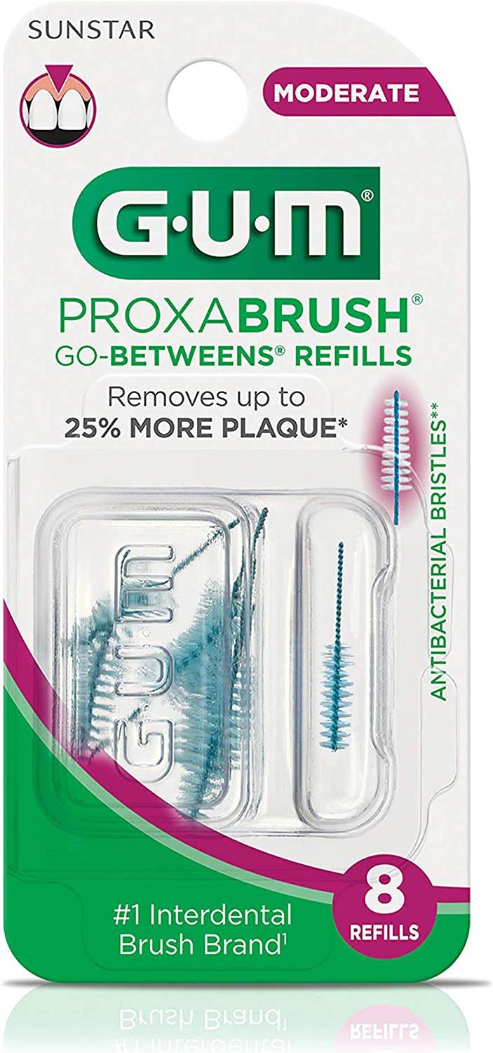 G-U-M Go Betweens Proxabrush Refills, Moderate, 8 ea - OTC Shoppe Express