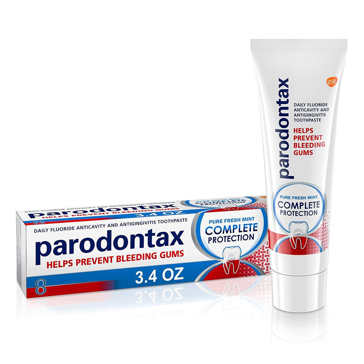 Parodontax Complete Protection Daily Toothpaste, Pure Fresh Mint, 3.4 oz - OTC Shoppe Express