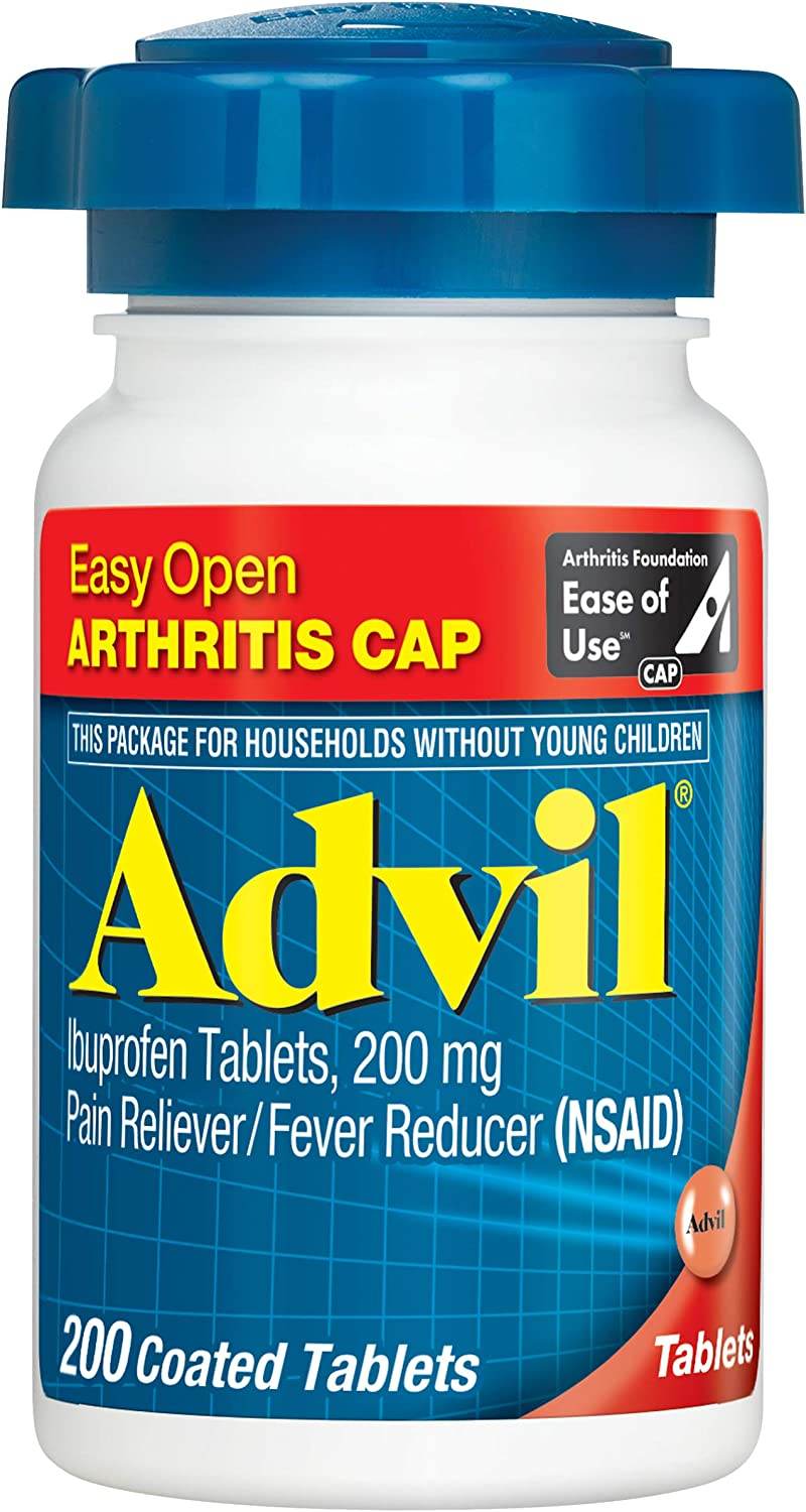 Advil Easy Open, Coated Tables, 200 ea - OTC Shoppe Express