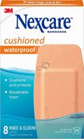 Nexcare Active Waterproof Bandages, Knee & Elbow, 8 ea - OTC Shoppe Express