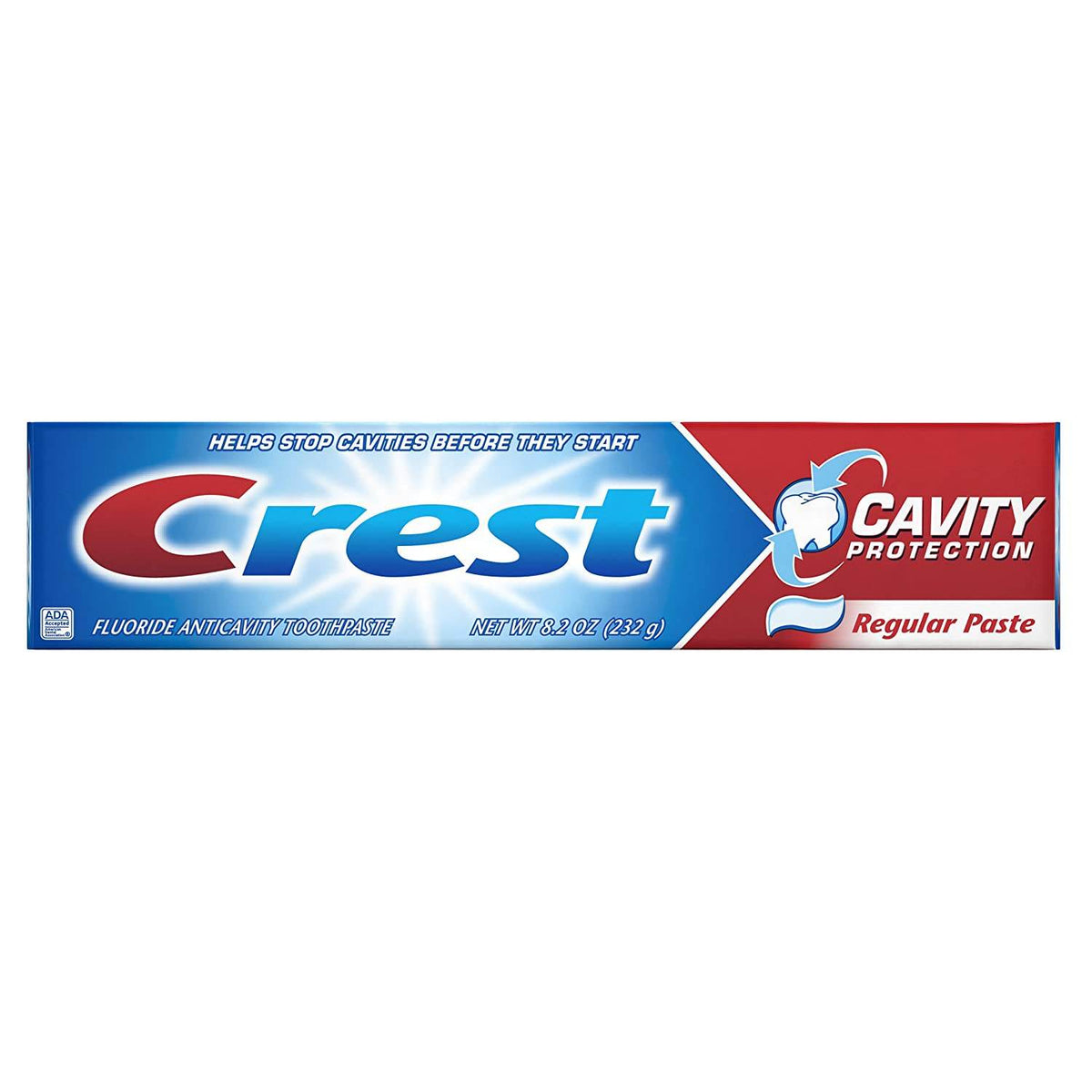 Crest Fluoride Anticavity Toothpaste, Regular Paste, 8.2 oz - OTC Shoppe Express