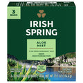 Irish Spring Deodorant Soap Bars, Aloe, 3.75 oz x 3 ea - OTC Shoppe Express