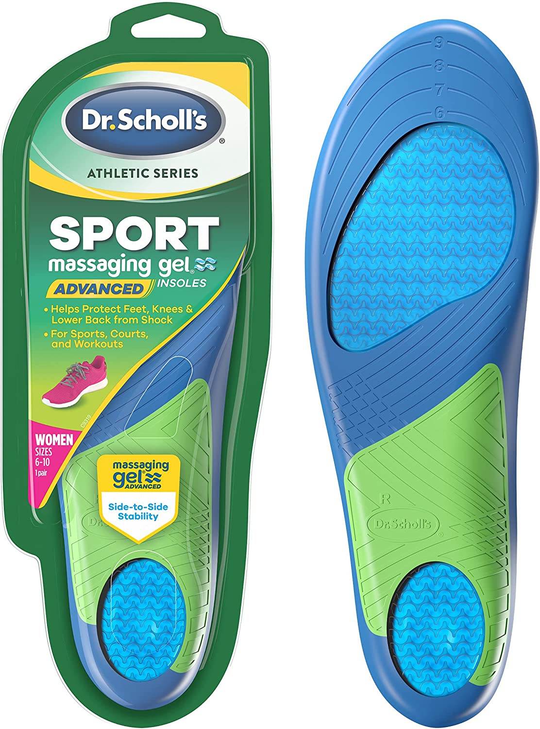 Dr. Scholl's Athletic Series Sport Insoles For Women, 1 pair - OTC Shoppe Express