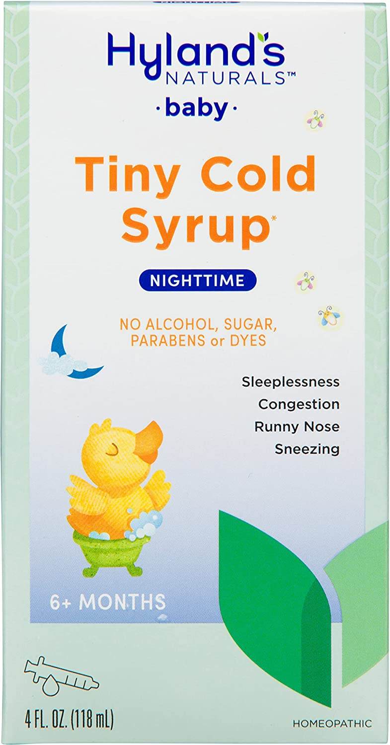 Hyland's Baby Nighttime Tiny Cold Syrup, 4 oz - OTC Shoppe Express