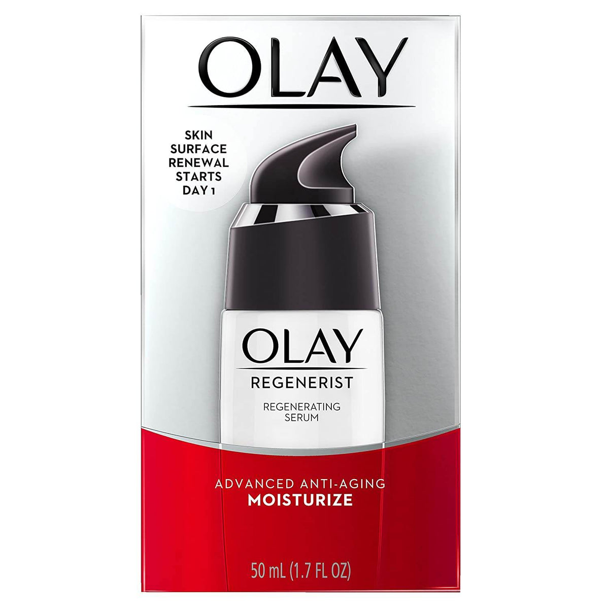 Olay Regenerist Regenerating Serum & Light Gel Face Moisturizer, 1.7 oz - OTC Shoppe Express