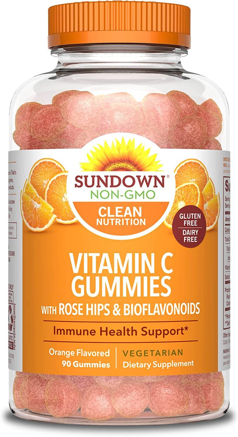 Sundown Naturals Vitamin C Gummies, Orange, 90 ea - OTC Shoppe Express