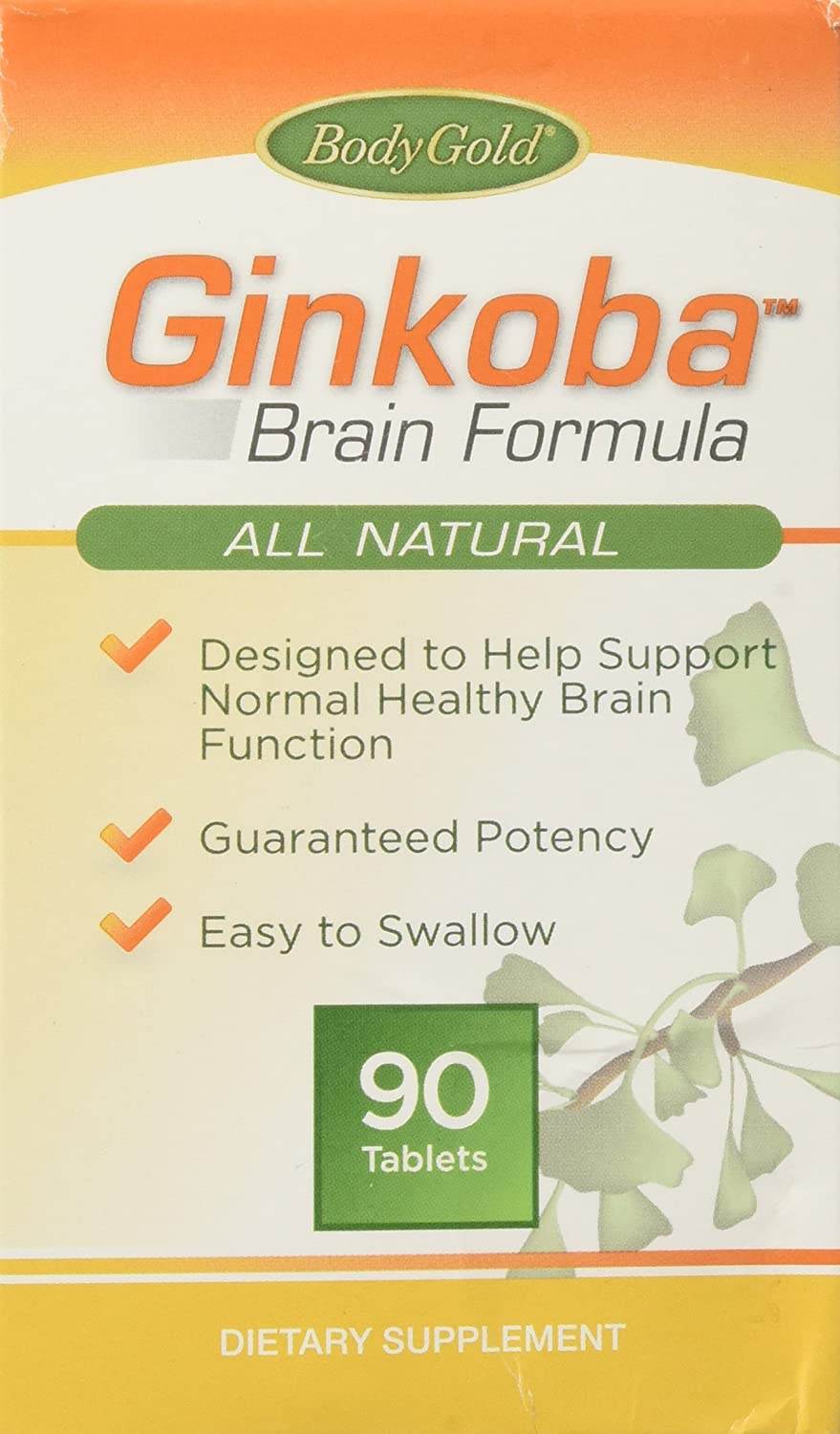 Ginkoba Brain Formula, All Natural, Tablets, 90 ea - OTC Shoppe Express