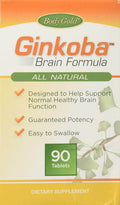 Ginkoba Brain Formula, All Natural, Tablets, 90 ea - OTC Shoppe Express