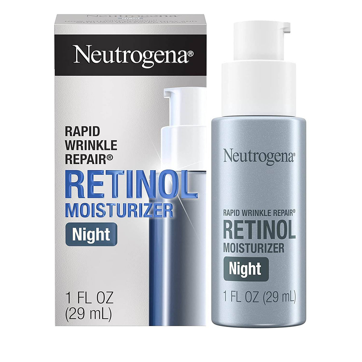 Neutrogena Rapid Wrinkle Repair Moisturizer, Night, 1 oz - OTC Shoppe Express
