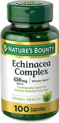 Nature's Bounty Echinacea & Elderberry, Capsules, 100 ea - OTC Shoppe Express