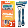 Gillette Sensor 5 Mens Disposable Razors, 2 ea - OTC Shoppe Express