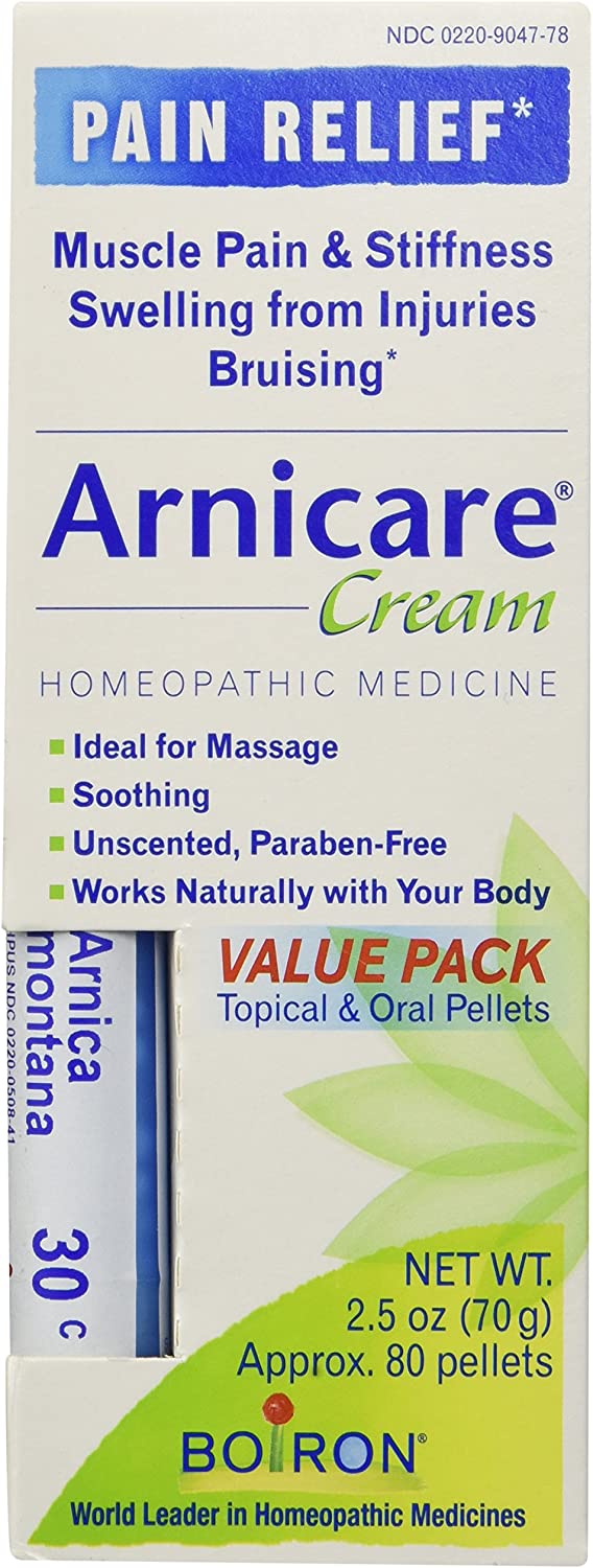 Arnicare Arnica Cream for Pain Relief & Blue Tube, Value Pack, 2.5 oz