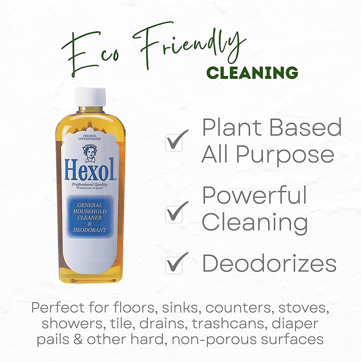 Hexol General Household Cleaner and Deodorant, 16 oz - OTC Shoppe Express