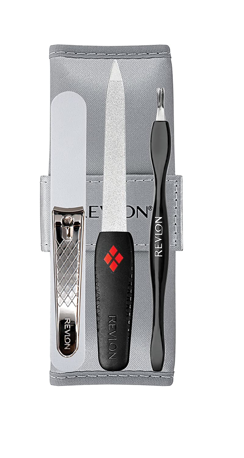 Revlon Manicure To Go 4-Piece Kit with Travel Pouch, 1 ea