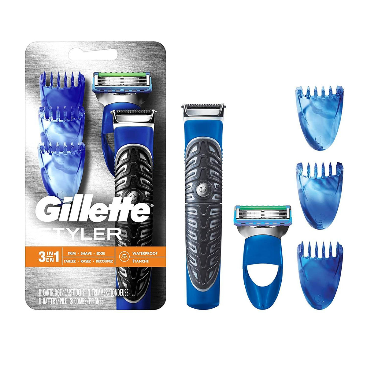 Gillette Styler: Beard Trimmer, Men's Razor & Edger, 1 ea - OTC Shoppe Express