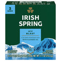 Irish Spring Deodorant Bath Bar, Icy Blast, 3.75 oz X 3 ea